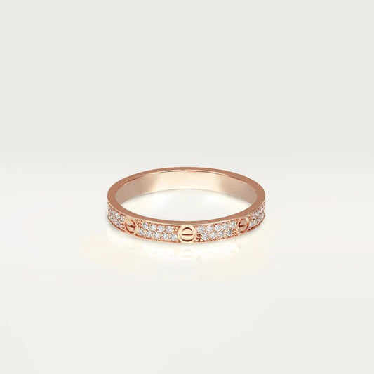 [⭐Hyrra Jewelry]LOVE RING 2.65MM DIAMOND