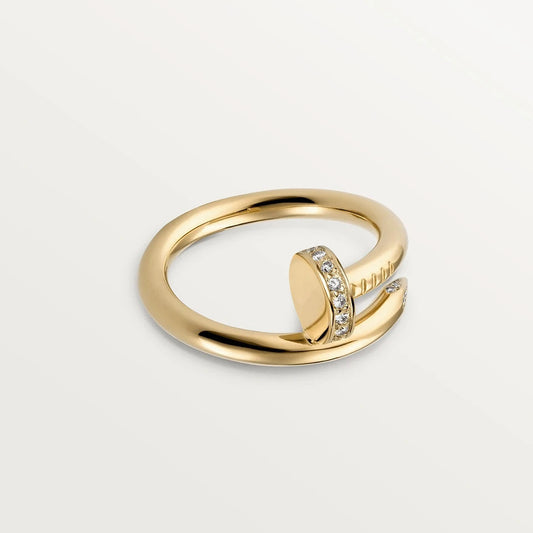 [⭐Hyrra Jewelry]JUSTE RING 2.65MM GOLD DIAMOND